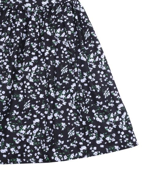 Figments（フィグメンツ）の「花柄ティアードロングスカート（スカート・レディース・ブルー/ブラック・FREE）」の16枚目の写真