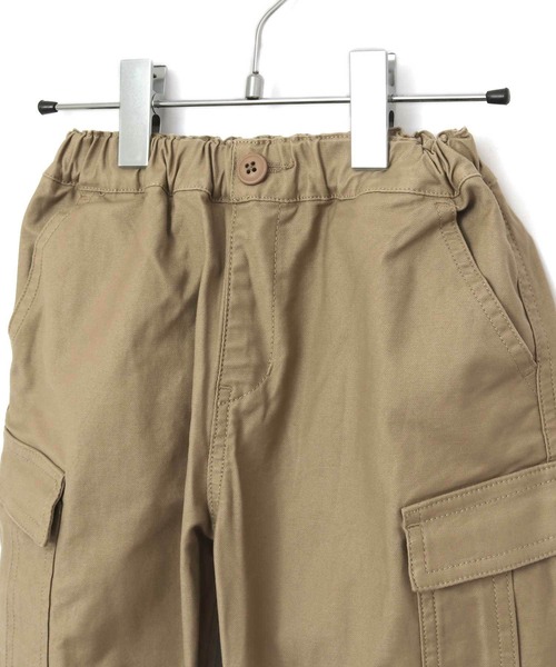 MAKE YOUR DAY(メイクユアデイ)の「ワイドカーゴパンツ■80~140cm(カーゴパンツ・キッズ・ベージュ/カーキ・90/100/110/120/80/130/140)」の8枚目の写真