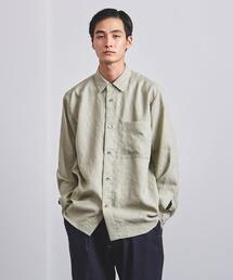 UNITED ARROWS | ＜UNITED ARROWS＞ トリアセテート/ポリエステル レギュラーカラー(シャツ/ブラウス)