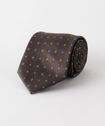 WORK TRIP OUTFITS GREEN LABEL RELAXING | WTO ポリエステル 小紋 ネクタイ -ウォッシャブル-(ネクタイ)