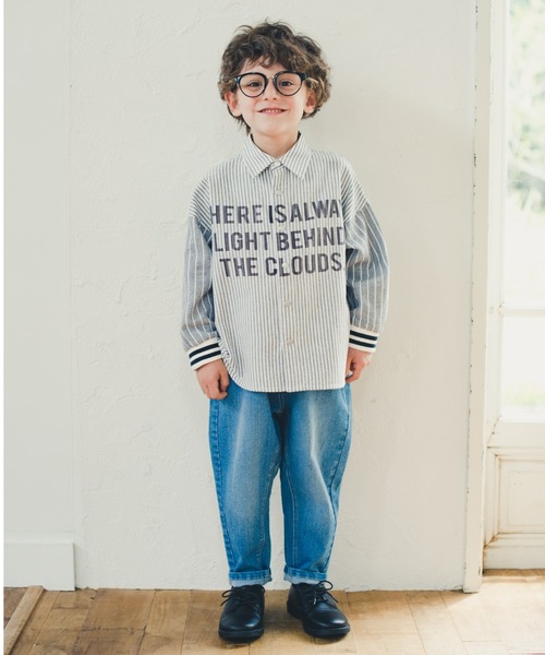 BRANSHES(ブランシェス)の「ガーデナーテーパードデニムパンツ(デニムパンツ・キッズ・ネイビー/ブルー・130cm/140cm/100cm/110cm/90cm/150cm/120cm)」の9枚目の写真