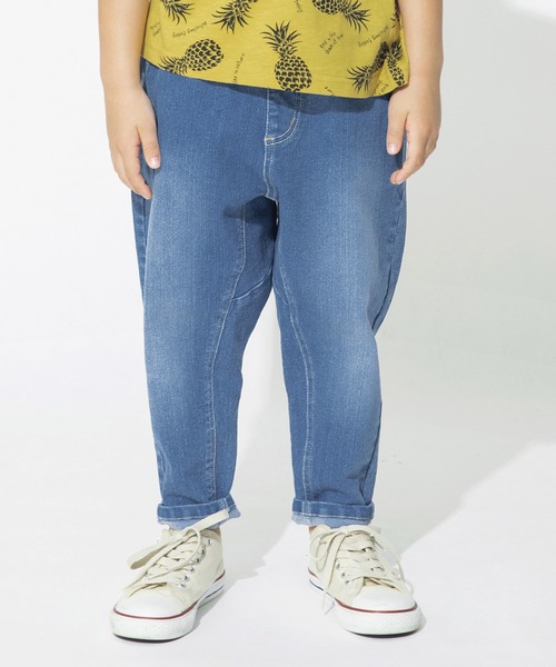 BRANSHES(ブランシェス)の「ガーデナーテーパードデニムパンツ(デニムパンツ・キッズ・ネイビー/ブルー・130cm/140cm/100cm/110cm/90cm/150cm/120cm)」の14枚目の写真