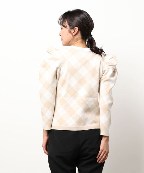 CELFORD（セルフォード）の「チェックジャガードカーディガン（ニット