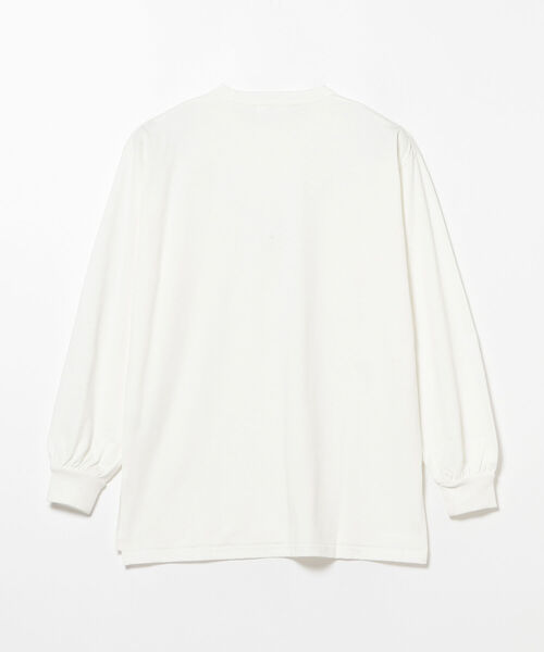 BeAMS DOT（ビームスドット）の「BeAMS DOT / サイドスリット クルーネックTシャツ（Tシャツ/カットソー・メンズ・ブラック/ホワイト・LARGE/MEDIUM）」の18枚目の写真