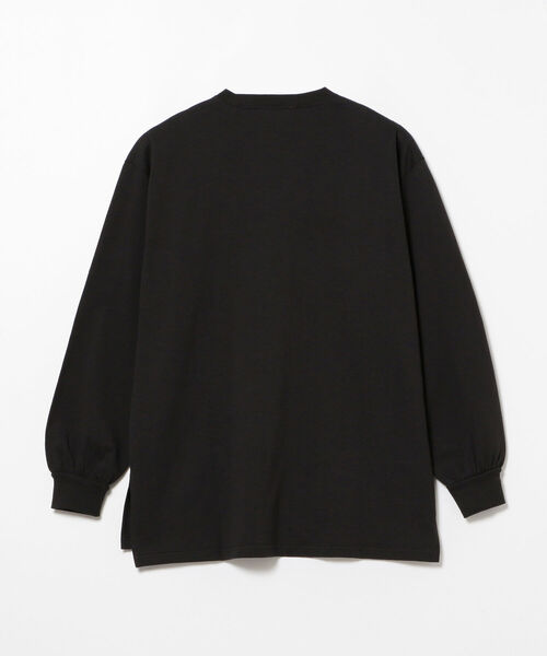 BeAMS DOT（ビームスドット）の「BeAMS DOT / サイドスリット クルーネックTシャツ（Tシャツ/カットソー・メンズ・ブラック/ホワイト・LARGE/MEDIUM）」の20枚目の写真