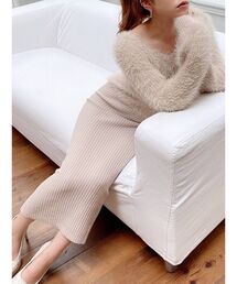 RESEXXY | シャギーミディワンピース(ワンピース)