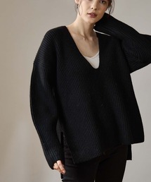 OUVRAGE CLASSE | 深Vニットプルオーバー(ニット/セーター)