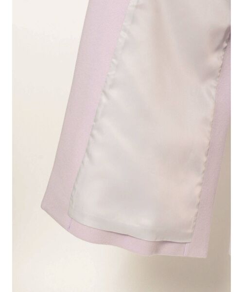 MERCURYDUO(マーキュリーデュオ)の「ウールノーカラーVネックコート(ノーカラーコート・レディース・ピンク/ブルー・SMALL/MEDIUM)」の7枚目の写真