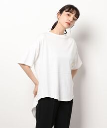 AMERICAN HOLIC | バックタック半袖カットチュニック(Tシャツ/カットソー)