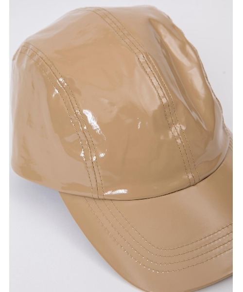 MR.GENTLEMAN（ミスタージェントルマン）の「ENAMEL JET CAP（キャップ・メンズ・ブラック/ベージュ/グレー/オリーブ/ブラウン系その他・FREE）」の7枚目の写真