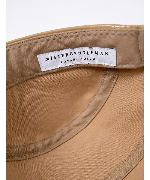 MR.GENTLEMAN（ミスタージェントルマン）の「ENAMEL JET CAP（キャップ・メンズ・ブラック/ベージュ/グレー/オリーブ/ブラウン系その他・FREE）」の9枚目の写真