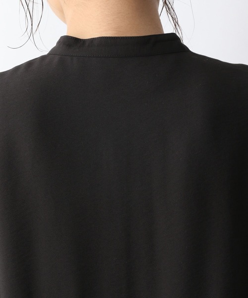 A part by（アパートバイ）の「RyNyペプラムシャツ_長袖　227957（シャツ/ブラウス・レディース・オフホワイト/ブラック/カーキ・FREE）」の9枚目の写真