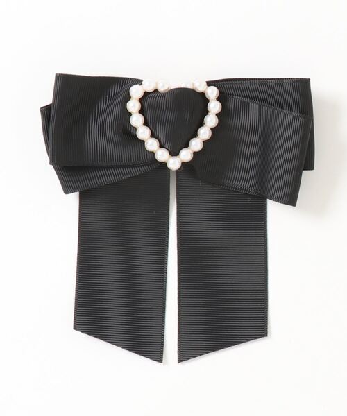 Secret Honey（シークレットハニー）の「ハートブローチ付ツイードタイトワンピース（ワンピース・レディース・ブラック/ベージュ/オフホワイト・MEDIUM）」の9枚目の写真