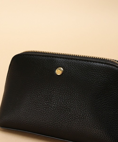 Samantha Thavasa（サマンサタバサ）の「シンプルポーチ 大サイズ（ポーチ・レディース・ブラック/ミント/グレイッシュベージュ/ピンク・FREE）」の8枚目の写真