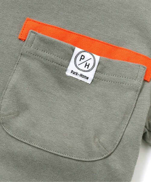 BREEZE（ブリーズ）の「2柄5色ポケットTシャツ（Tシャツ/カットソー・キッズ・ブラック/エンジ/グレー/オフホワイト/ベージュ・110/120/150/130/140/100/160/90）」の21枚目の写真