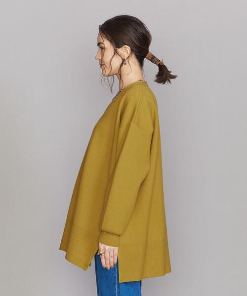 BEAUTY&YOUTH UNITED ARROWS（ビューティーアンドユースユナイテッドアローズ）の「BY Vネックニット カーディガン -ウォッシャブル-◆（カーディガン/ボレロ・レディース・ブラック/イエロー/モカ・FREE）」の11枚目の写真