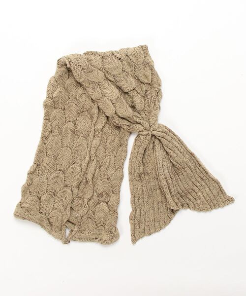 あったかい脚を温めてくれるマーメイドブランケット