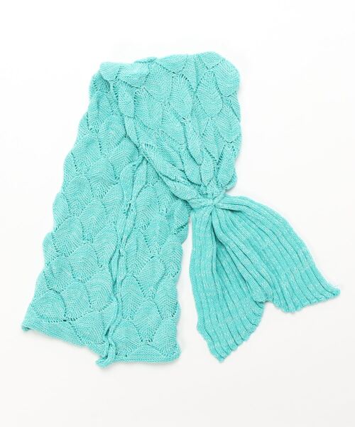 あったかい脚を温めてくれるマーメイドブランケット