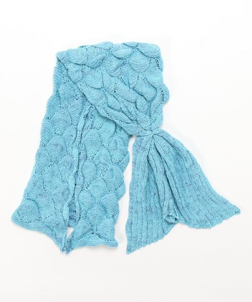 あったかい脚を温めてくれるマーメイドブランケット