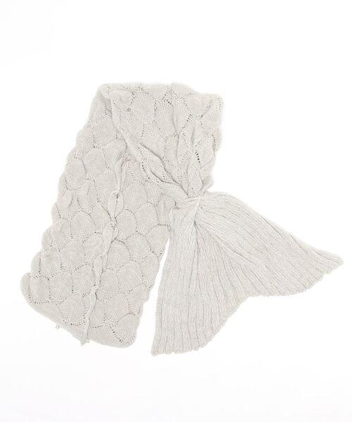 あったかい脚を温めてくれるマーメイドブランケット