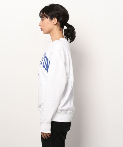 Champion（チャンピオン）の「Champion/チャンピオン カレッジプリント クルーネック スウェット トレーナー（スウェット・メンズ・ホワイト/ブラック/グレー/ブルー・M/XL/L）」の6枚目の写真