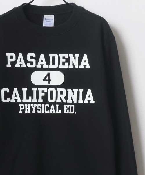 Champion（チャンピオン）の「Champion/チャンピオン カレッジプリント クルーネック スウェット トレーナー（スウェット・メンズ・ホワイト/ブラック/グレー/ブルー・M/XL/L）」の2枚目の写真