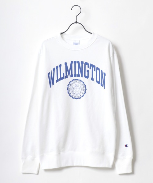 Champion（チャンピオン）の「Champion/チャンピオン カレッジプリント クルーネック スウェット トレーナー（スウェット・メンズ・ホワイト/ブラック/グレー/ブルー・M/XL/L）」の7枚目の写真