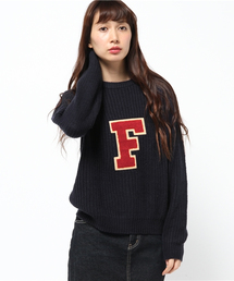 【who's who Chico】Fワッペンニット