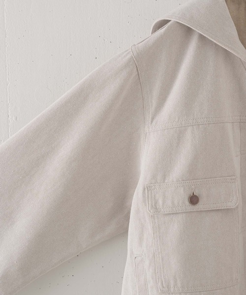 CASPER JOHN（キャスパージョン）の「【UPCYCLED TEXTILE】 Sailor zip blouson/セーラージップブルゾン（ブルゾン・メンズ・ホワイト/ネイビー・SMALL/MEDIUM/LARGE）」の20枚目の写真