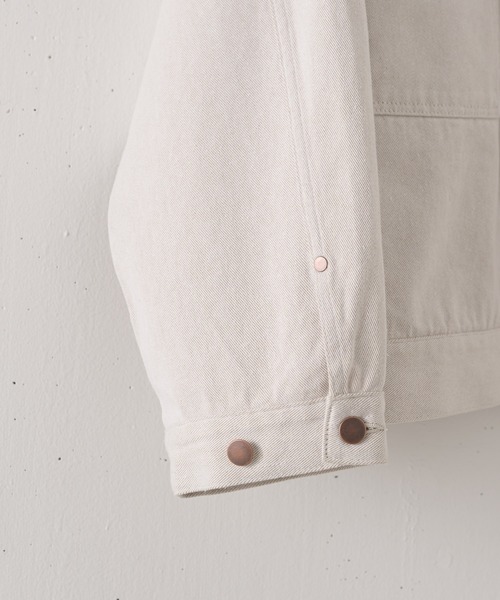 CASPER JOHN（キャスパージョン）の「【UPCYCLED TEXTILE】 Sailor zip blouson/セーラージップブルゾン（ブルゾン・メンズ・ホワイト/ネイビー・SMALL/MEDIUM/LARGE）」の21枚目の写真