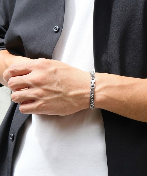 SBG(エスビー)の「SBG 喜平チェーンブレスレット(ブレスレット・メンズ・ブラック/シルバー/ゴールド/ブラック系その他/シルバー系その他/ゴールド系その他/ブラック系その他2/シルバー系その他2/ゴールド系その他2/ブラック系その他3/シルバー系その他3/ゴールド系その他3・20cm/21cm/21.5cm)」の21枚目の写真