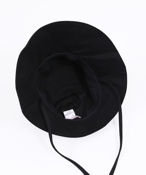 WC（ダブル シー）の「シンプルストラップハット（ハット・レディース・ブラック・FREE）」の6枚目の写真
