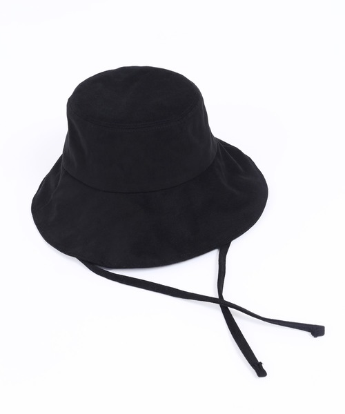 WC（ダブル シー）の「シンプルストラップハット（ハット・レディース・ブラック・FREE）」の4枚目の写真