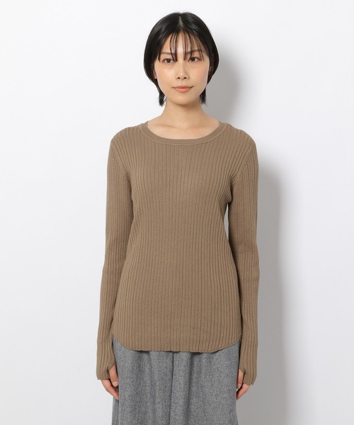 LAKOLE（ラコレ）の「12Gリブクルーネックニット / 958978（ニット/セーター・レディース・セージグリーン/その他9/オリーブ/その他6/アイボリー/テラコッタ/ブラック/ライトパープル・SMALL/MEDIUM）」の19枚目の写真