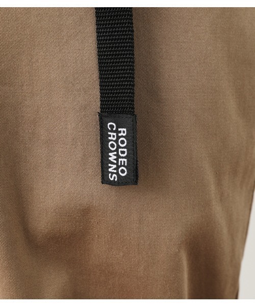 RODEO CROWNS WIDE BOWL（ロデオクラウンズワイドボウル）の「ウェッピングベルトパンツ（チノパンツ・メンズ・カーキ/ブラック/ベージュ・MEDIUM/LARGE）」の16枚目の写真