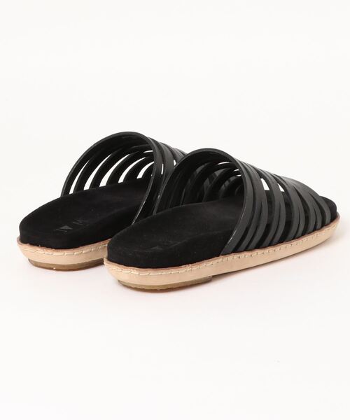 JVAM（ジェーヴィエーエム）の「【men's】JVAMジェイヴイエイエム 31380/OKA-OPANCA NET SLIDERS（サンダル・メンズ・ライトブラウン/ブラック・42/41/40/39）」の3枚目の写真