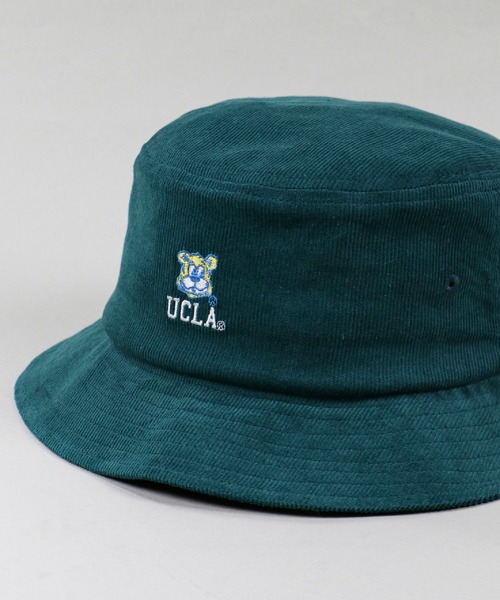 UCLA(ユーシーエルエー)の「【UCLA / カルフォルニア大学ロサンゼルス校】コーデュロイバケットハット(ハット・メンズ・ブラック/ブラウン/グリーン・ONESIZE)」の3枚目の写真