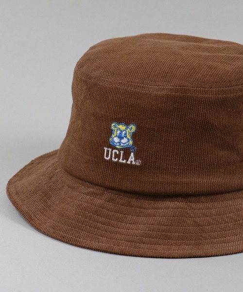UCLA(ユーシーエルエー)の「【UCLA / カルフォルニア大学ロサンゼルス校】コーデュロイバケットハット(ハット・メンズ・ブラック/ブラウン/グリーン・ONESIZE)」の12枚目の写真