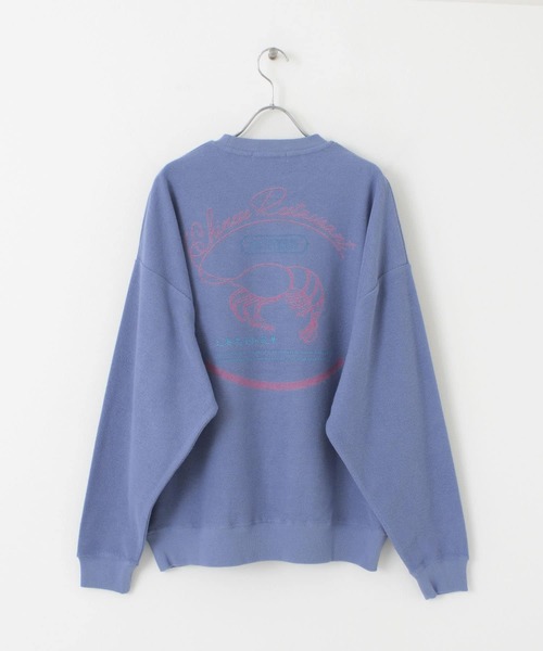 SENSE OF PLACE by URBAN RESEARCH（センスオブプレイスバイアーバンリサーチ）の「『XLサイズあり』インサイドアウトグラフィックスウェットシャツ（スウェット・メンズ・ブルー/ライトベージュ・MEDIUM/LARGE/X-LARGE）」の17枚目の写真