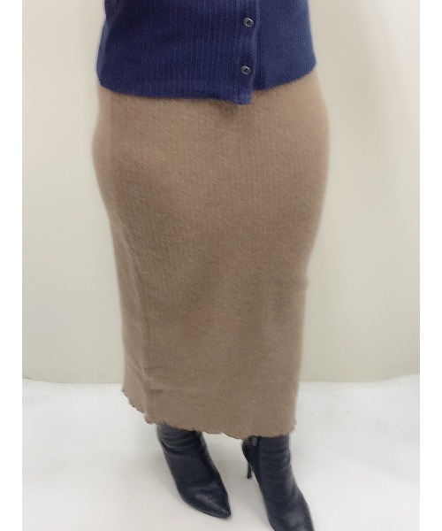 おしゃれスタ(オシャレスタ)の「【HARBOR ハーバー】カシミヤリブニットスカート(BP)(スカート・レディース・ベージュ/モカ/ベージュ系・M/S)」の13枚目の写真
