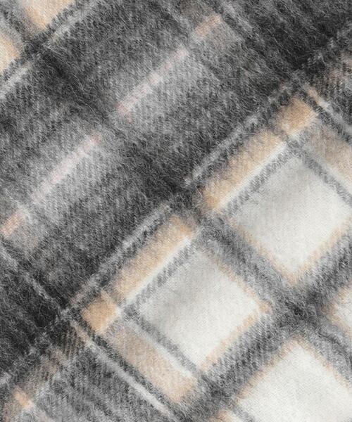 Eds Cashmere(イーディーエスカシミア)の「<Eds Cashmere>カシミヤ チェック マフラー(マフラー・レディース・オフホワイト/マスタード/コバルトブルー・FREE)」の6枚目の写真