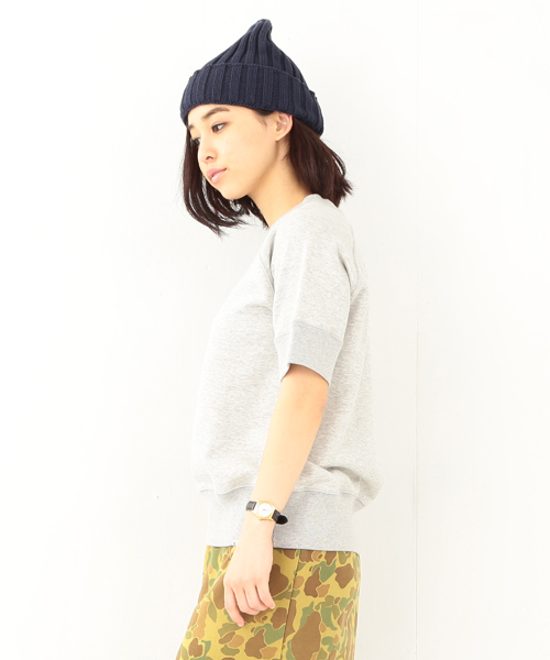 BEAMS BOY（ビームスボーイ）の「 BEAMS BOY / 半袖 ラグランスウェット 15SS（スウェット・レディース・グレー/オレンジ系その他/サックスブルー・ONE SIZE）」の15枚目の写真