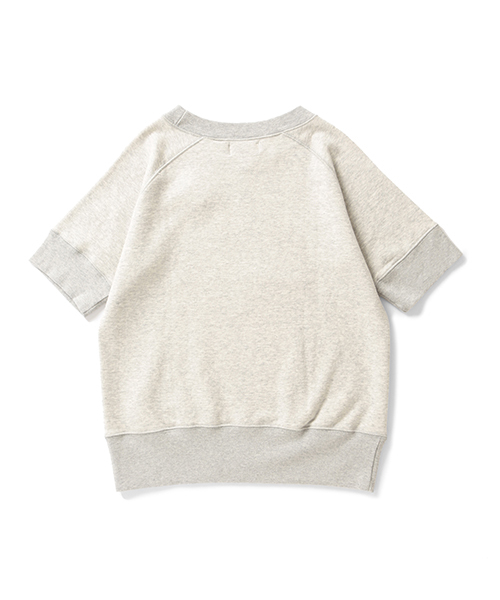 BEAMS BOY（ビームスボーイ）の「 BEAMS BOY / 半袖 ラグランスウェット 15SS（スウェット・レディース・グレー/オレンジ系その他/サックスブルー・ONE SIZE）」の9枚目の写真