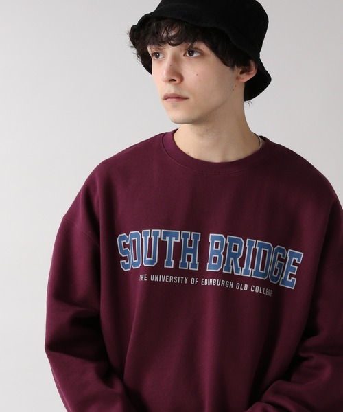 RAGEBLUE（レイジブルー）の「＜SIGNAL SPORTS＞カレッジ裏起毛スウェットクルー/254695（スウェット・メンズ・ホワイト/パープル/ネイビー/グレー/イエロー・MEDIUM/LARGE/X-LARGE）」の4枚目の写真