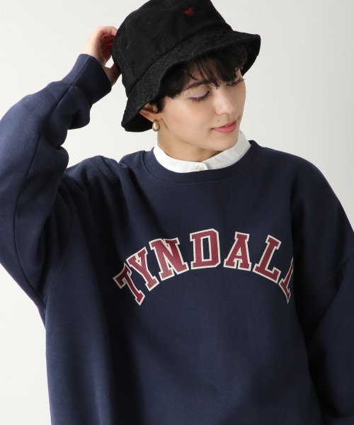 RAGEBLUE（レイジブルー）の「＜SIGNAL SPORTS＞カレッジ裏起毛スウェットクルー/254695（スウェット・メンズ・ホワイト/パープル/ネイビー/グレー/イエロー・MEDIUM/LARGE/X-LARGE）」の3枚目の写真