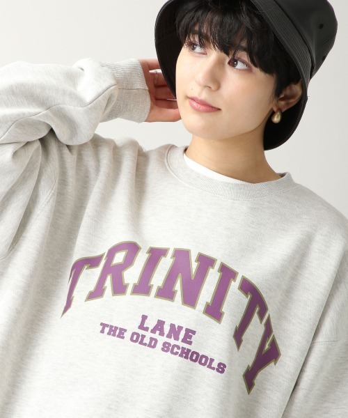 RAGEBLUE（レイジブルー）の「＜SIGNAL SPORTS＞カレッジ裏起毛スウェットクルー/254695（スウェット・メンズ・ホワイト/パープル/ネイビー/グレー/イエロー・MEDIUM/LARGE/X-LARGE）」の2枚目の写真