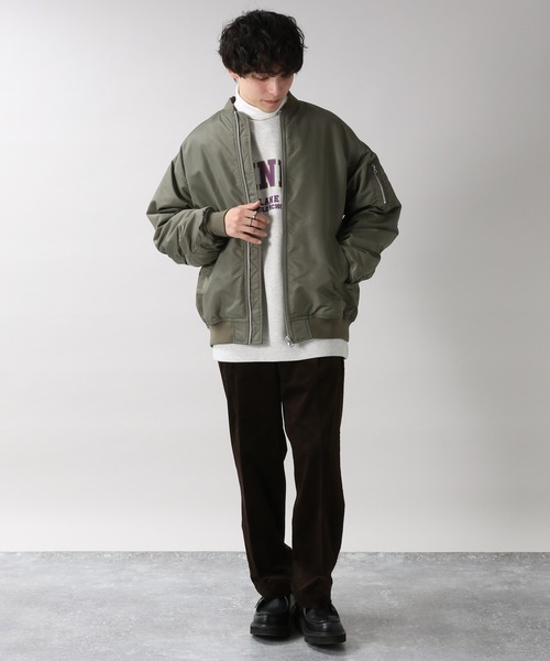 RAGEBLUE（レイジブルー）の「＜SIGNAL SPORTS＞カレッジ裏起毛スウェットクルー/254695（スウェット・メンズ・ホワイト/パープル/ネイビー/グレー/イエロー・MEDIUM/LARGE/X-LARGE）」の13枚目の写真