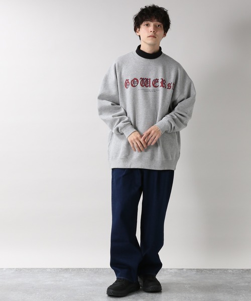 RAGEBLUE（レイジブルー）の「＜SIGNAL SPORTS＞カレッジ裏起毛スウェットクルー/254695（スウェット・メンズ・ホワイト/パープル/ネイビー/グレー/イエロー・MEDIUM/LARGE/X-LARGE）」の16枚目の写真