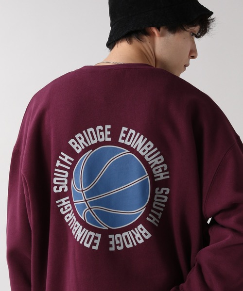 RAGEBLUE（レイジブルー）の「＜SIGNAL SPORTS＞カレッジ裏起毛スウェットクルー/254695（スウェット・メンズ・ホワイト/パープル/ネイビー/グレー/イエロー・MEDIUM/LARGE/X-LARGE）」の20枚目の写真