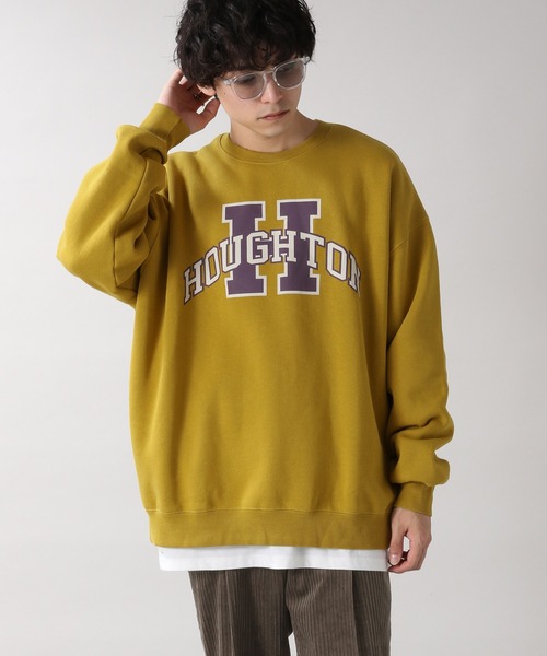 RAGEBLUE（レイジブルー）の「＜SIGNAL SPORTS＞カレッジ裏起毛スウェットクルー/254695（スウェット・メンズ・ホワイト/パープル/ネイビー/グレー/イエロー・MEDIUM/LARGE/X-LARGE）」の22枚目の写真